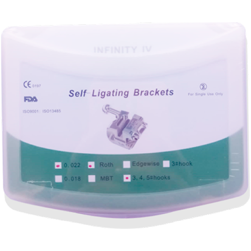 BRACKETS METALICOS ROTH 022 AUTOLIGANTES - Dental Global