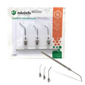 EYECTOR ENDODONTICO METALICO INDUSBELLO (3 Agujas 1 Canula)