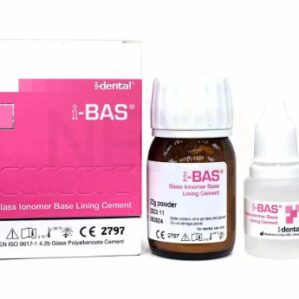 I-BAS VIDRIO IONOMERO PARA BASE AUTOPOLIMERIZABLE 20GR I-Dental
